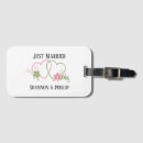 Search for just married luggage tags Honeymoon