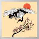 Search for crane bird posters Cherry