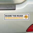 Search for share the road bumper stickers Bike