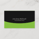 Search for colour consultant business cards Green