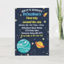 Search for space 1st birthday invitations Planets
