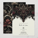 Search for elegant gothic wedding invitations Victorian