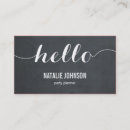 Search for chalkboard business cards Modern