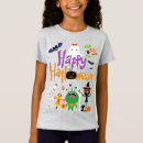 Search for happy halloween kids tshirts Black cat