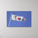 Search for korean canvas prints Flag