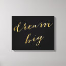 Search for gold foil canvas prints Black