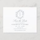 Search for crest save the dates Monogram initials
