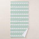 Search for green white stripe pattern bath towels Mint