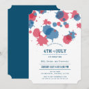 Search for red splatter invitations Party