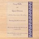 Search for paisley wedding invitations Purple