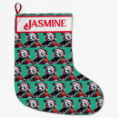 Search for panda christmas stockings Santa