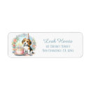 Search for beagles return address labels Cute