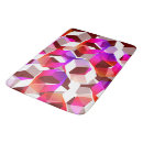 Search for hexagon bath mats Red
