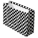 Search for black and white checkered gift bags Squares
