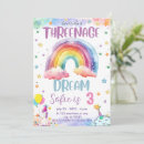 Search for dreaming birthday invitations Magical unicorn