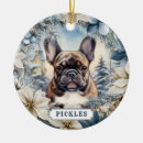 Search for french bulldog christmas tree decorations Wreath