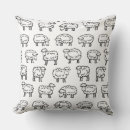 Search for black sheep cushions Cartoon