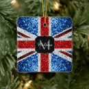Search for britain christmas tree decorations Uk flag