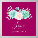 Search for here posters Love grows here