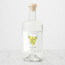 Search for limoncello bottle labels Watercolor