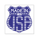 Search for independence rubber stamps Stars and stripes