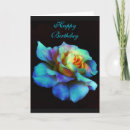 Search for aqua blue birthday cards Floral