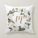 Search for magnolia cushions White flowers