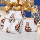 Search for christmas teddy bear wrapping paper Vintage