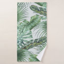 Search for palm leaf bath towels Botanical