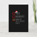 Search for naughty santa christmas cards Holiday humor