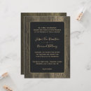 Search for wood grain wedding invitations Elegant