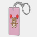 Search for cute teddy bear key rings Red