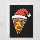 Search for pizza and pajama party invitations Santa