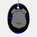 Search for police badge christmas tree decorations Cop
