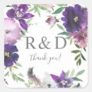 Search for lavender flowers thank you stickers Modern