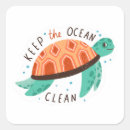 Search for keep clean stickers Save the ocean