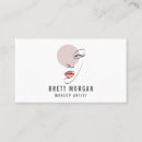 Search for face makeup artist business cards Beauty salon