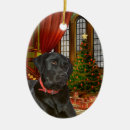 Search for black lab christmas tree decorations Retriever