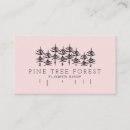 Search for pine tree business cards Forest