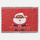 Search for african american santa claus blankets Merry christmas