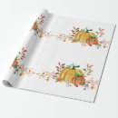 Search for pumpkins wrapping paper Trendy