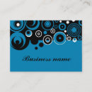 Search for retro chubby business cards Blue