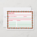 Search for christmas recipe cards Red