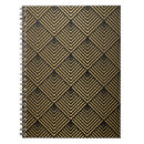 Search for black gold art deco notebooks 1920s
