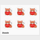 Search for cute cartoon fox stickers Birthday
