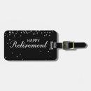 Search for retirement luggage tags Work