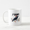 Search for crow designs mugs F caw f