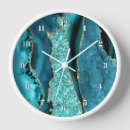 Search for aqua blue clocks Teal