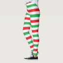 Search for red and white striped leggings Stripes