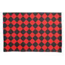 Search for black and red pillowcases Pattern